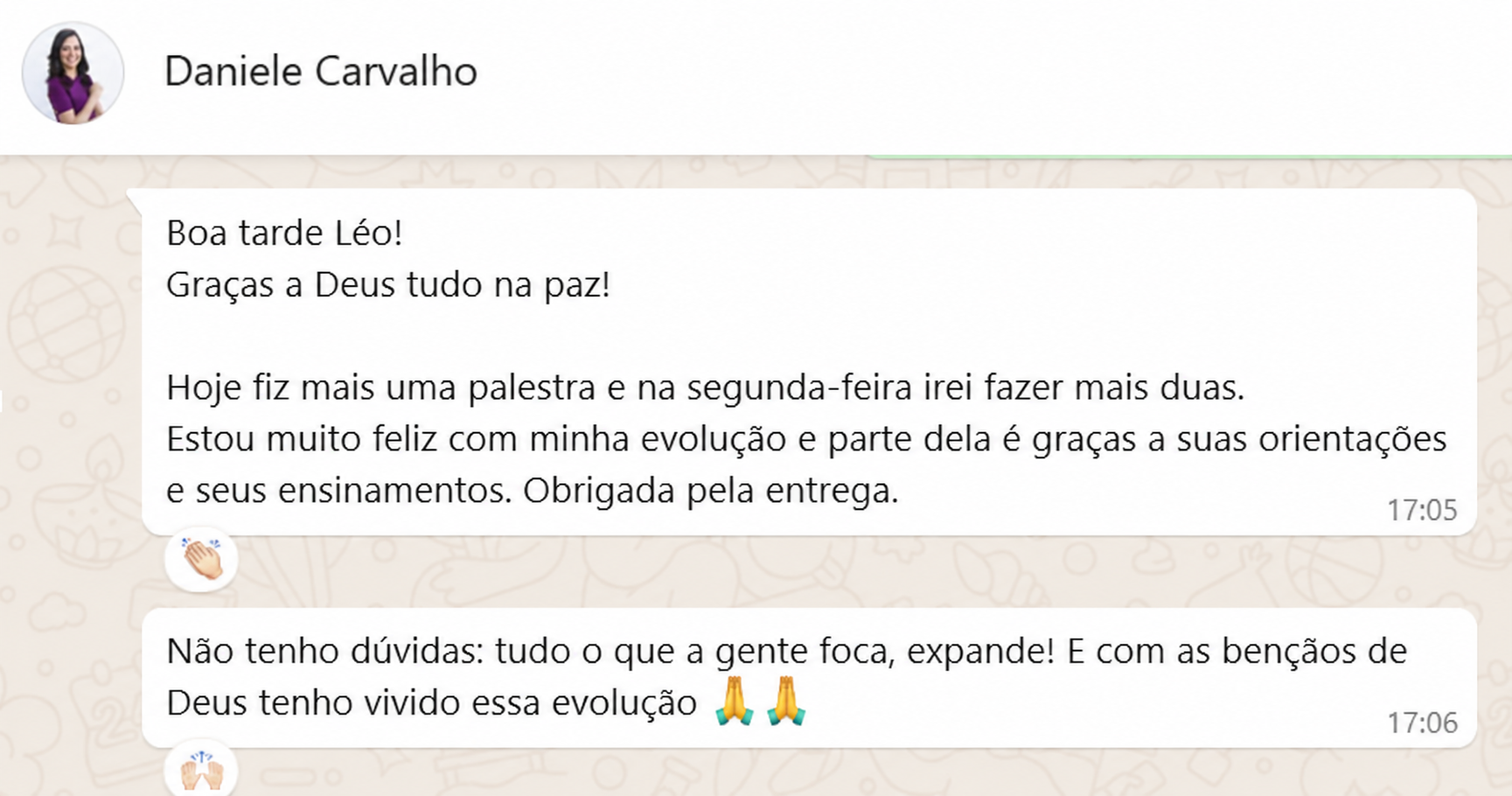 Depoimento de Daniele Carvalho — Terapeuta Financeira